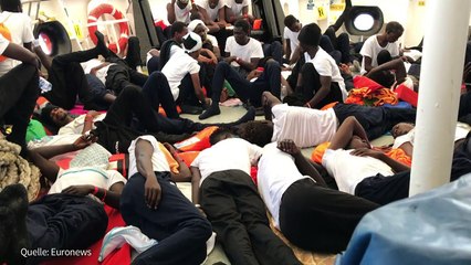 Weiter Streit um das Flüchtlingsschiff "Aquarius"