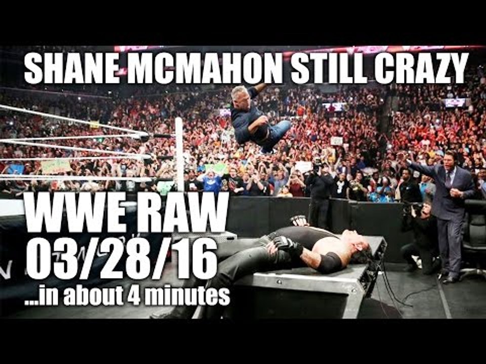 Shane McMahon Takes Out Undertaker! Final Wrest...