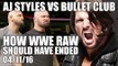 'AJ Styles vs The Bullet Club' | How WWE RAW Should Have Ended - 04/11/16