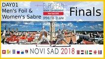 European Championships Day01 Finals - Men's Foil Individual, Women's Sabre Individual