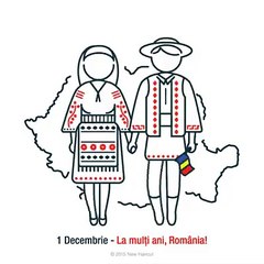 Eu n-am ales să fiu român. Am avut noroc!La mulți ani, România !