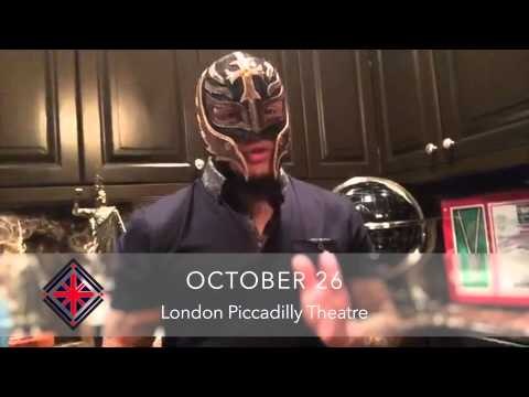 Rey Mysterio Live Interview Shoot - London's Piccadilly Theatre, Oct 26th 2015!