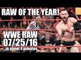 Finn Balor Debuts! Raw Championship Title Announced! | WWE RAW 07/25/16 Review