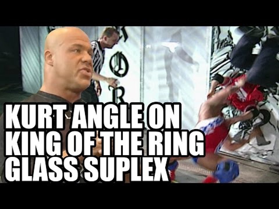 Kurt Angle on Infamous Shane McMahon Glass Suplex at King of the Ring