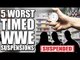 5 Worst Timed WWE Suspensions EVER!