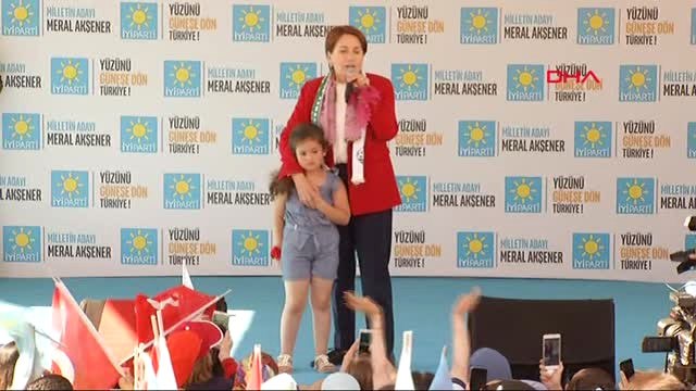 Amasya- İyi Parti Cumhurbaşkanı Adayı Meral Akşener Amasya Mitinginde Konuştu -2