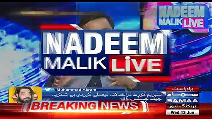 Nadeem Malik Live - 13th May 2018