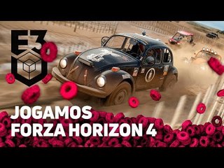 JOGAMOS FORZA HORIZON 4 na E3 2018: E ainda pilotamos a McLaren Senna