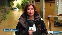 Pyrénées-Atlantiques : Salies-de-Béarn en grande partie inondée