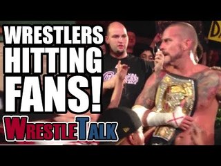 5 Times Wrestlers HIT Fans! (WWE & WCW)