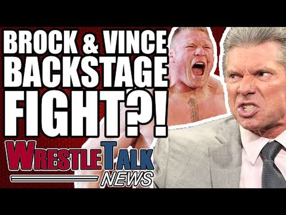 Brock Lesnar & Vince McMahon BACKSTAGE FIGHT After WWE WrestleMania 34? | WrestleTalk News Apr. 2018