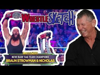 How Vince McMahon Booked WWE WrestleMania 34... | WrestleSketch