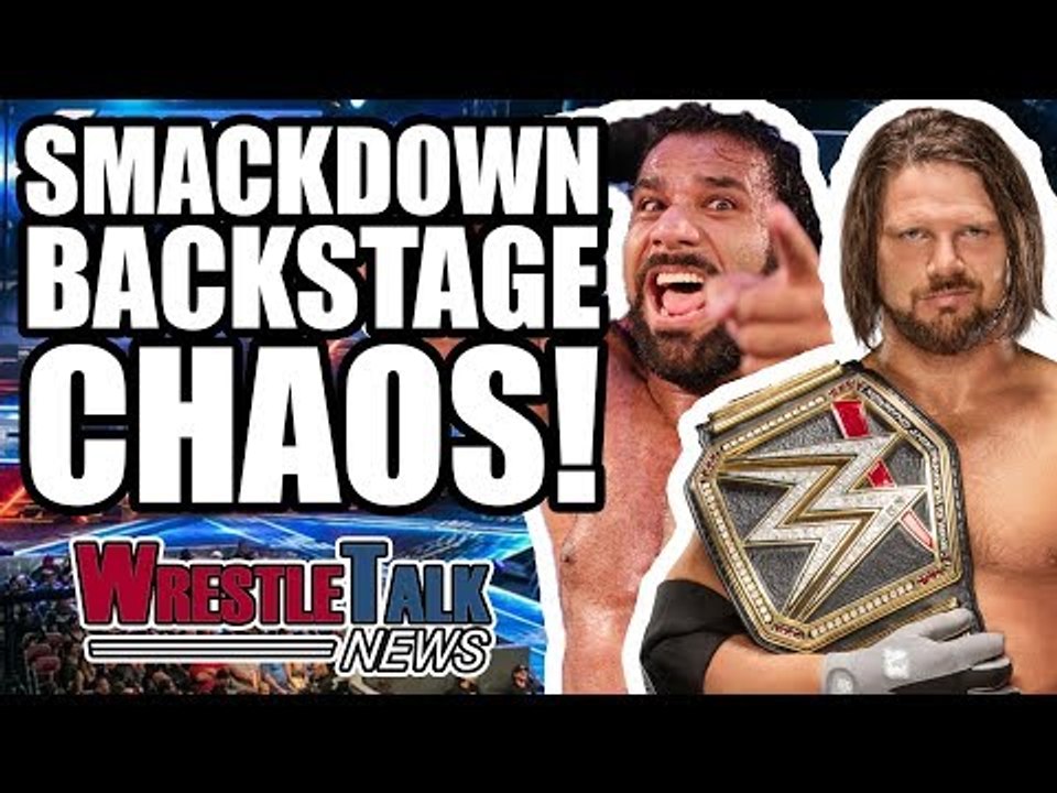 AJ Styles Vs. Jinder Mahal Backstage WWE Smackdown Details! | WrestleTalk News Nov. 2017