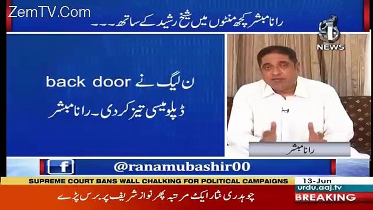 Peoples Party Bara Target Lekar Chalna Nahi Chahti Punjab Mein-Rana Mubashir
