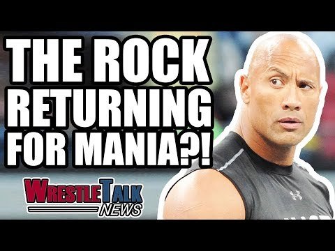 The Rock Dwayne Johnson At WWE WrestleMania 34?! | WrestleTalk News Mar. 2018