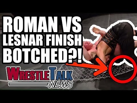 Brock Lesnar Vs. Roman Reigns WWE Finish BOTCHED?! | WrestleTalk News Apr. 2018