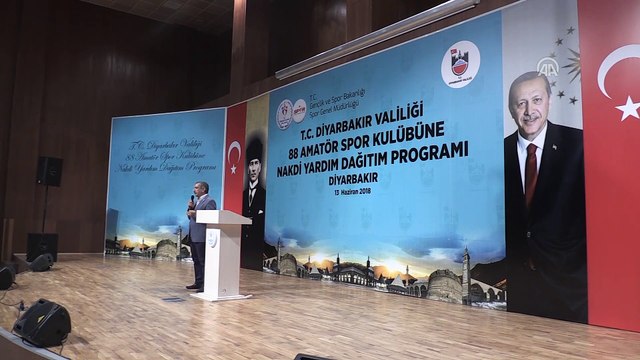 Diyarbakır'da amatör spor kulüplerine destek