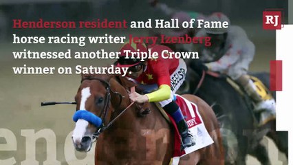 Jerry Izenberg witnesses another Triple Crown winner