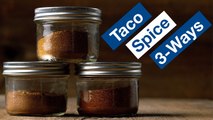Taco Spice Seasoning Recipe 3 Ways