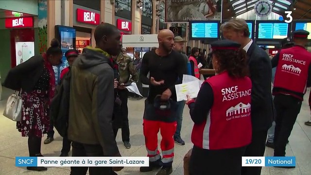 SNCF : panne géante à la gare Saint-Lazare