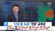 [선거] 17곳 중 14곳 '진보' 교육감 당선