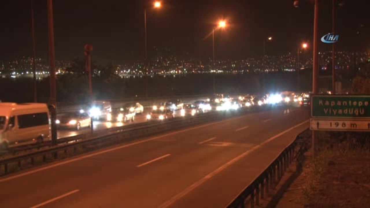 Tem'de Bayram Yoğunluğu Başladı, Trafik Yer Yer Durma Noktasına Geldi