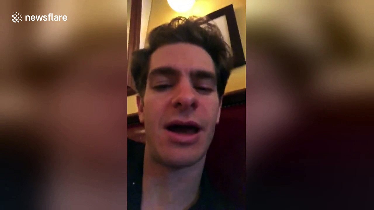 Andrew Garfield records sweet message for a woman’s son who was sick with a fever