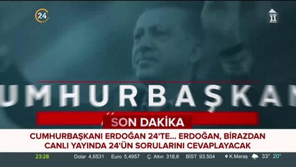 Cumhurbaşkanı Erdoğan 24 TV yayınına konuk oldu (13 Haziran 2018)