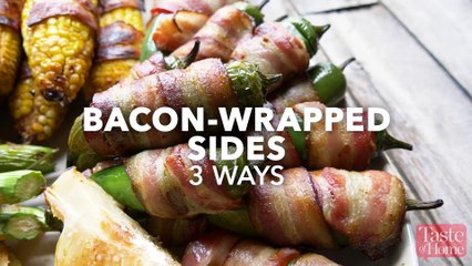 Bacon-Wrapped Sides 3 Ways