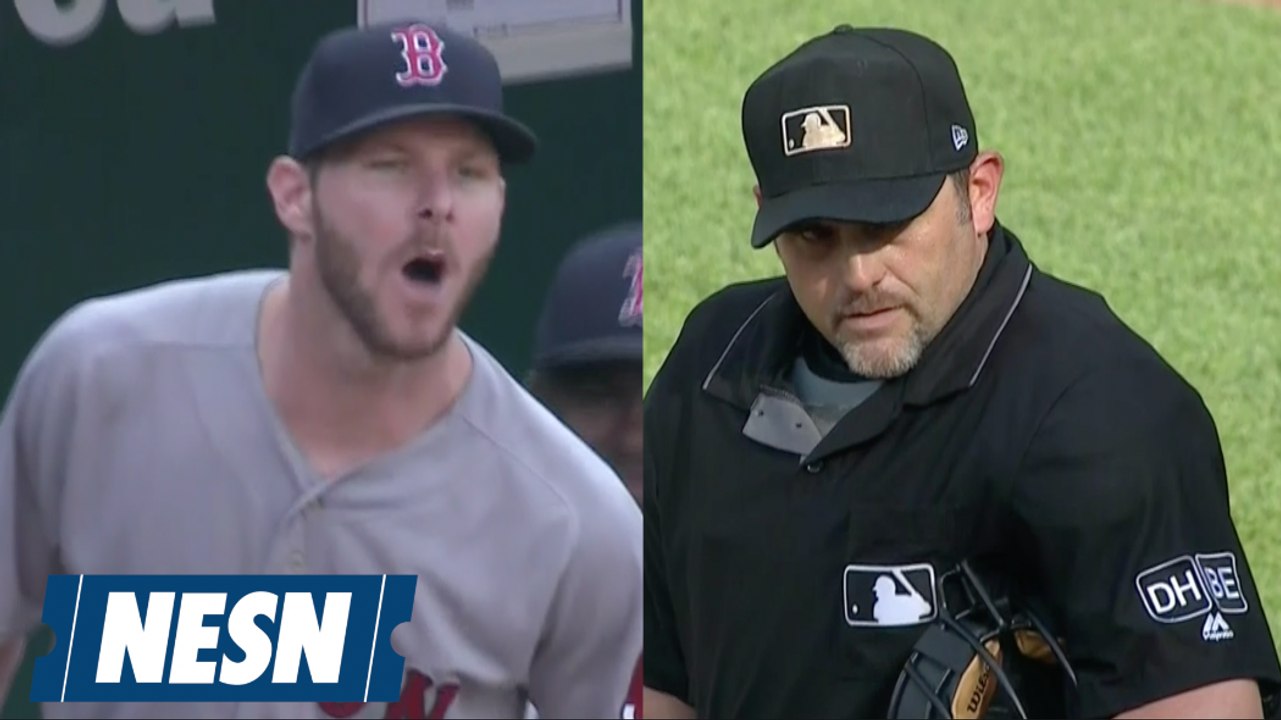 Chris Sale on being ejected by ump after being out of game vs. O's