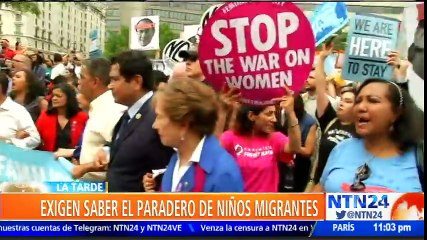 Exigieron en Washington frenar política de separación de familias inmigrantes