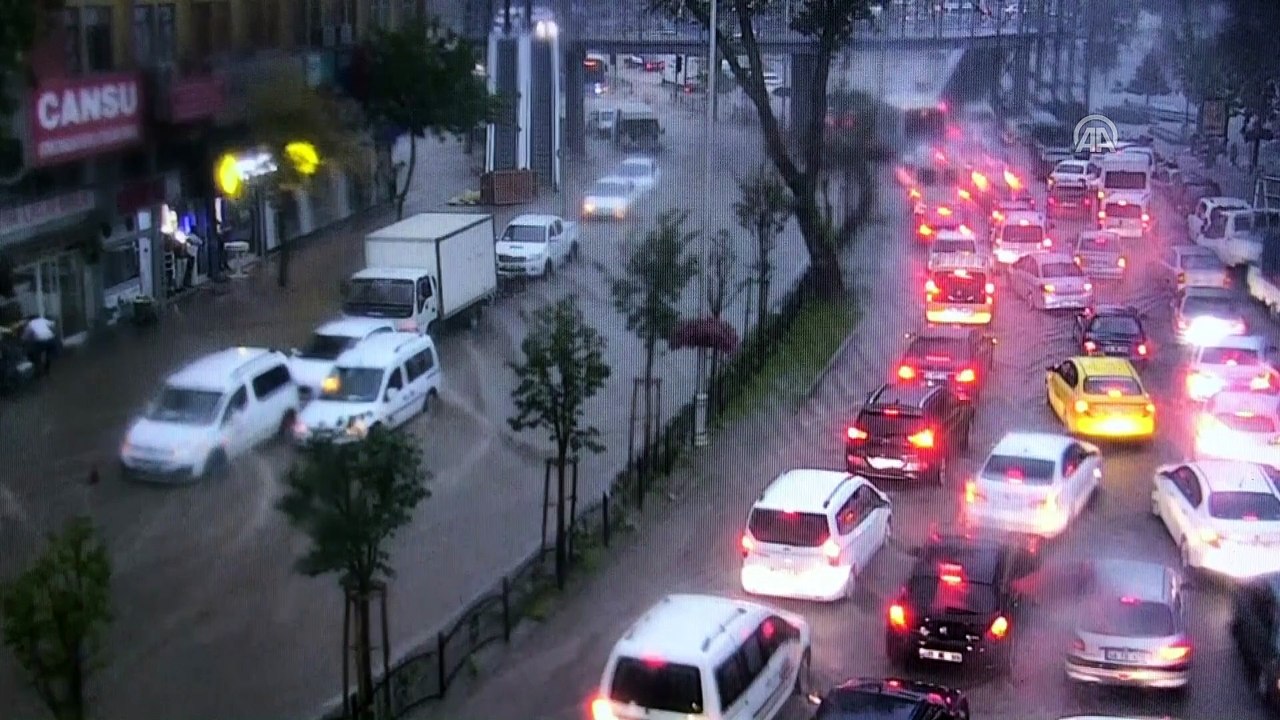 Sel felaketi MOBESE kameraları tarafından kaydedildi - KAHRAMANMARAŞ