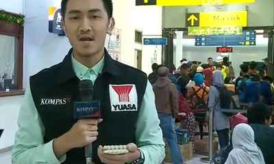 Pantauan Arus Mudik Stasiun Kiaracondong, Kamis (14/6) Pagi