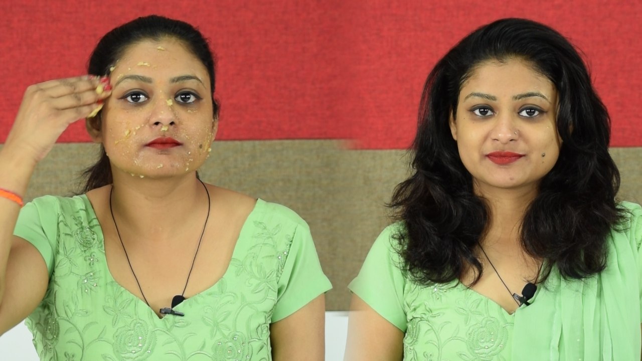 Aloe Vera - Apple Face Pack for Dry Skin: सेब क...