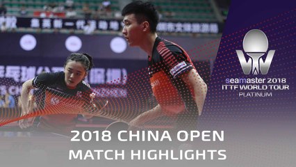 Video herunterladen: 2018 China Open Highlights | Zhang Jike/Wang Manyu vs Lee Sangsu/Jeon Jihee (1/4)