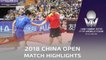2018 China Open I Zhang Jike v Tomokazu Harimoto (R32) in 4k
