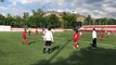Chinese teenagers who will be ball boys at an opening World Cup match at Russia 2018 played a friendly game with their Russian counterparts in the Spartak footb