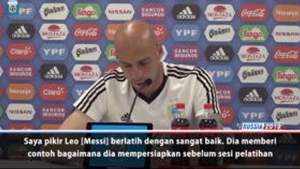 Argentina Menaikkan Level Mereka Saat Messi Bermain - Caballero