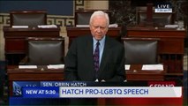 Sen. Orrin Hatch Gives Speech Urging Compassion for LGBT Community