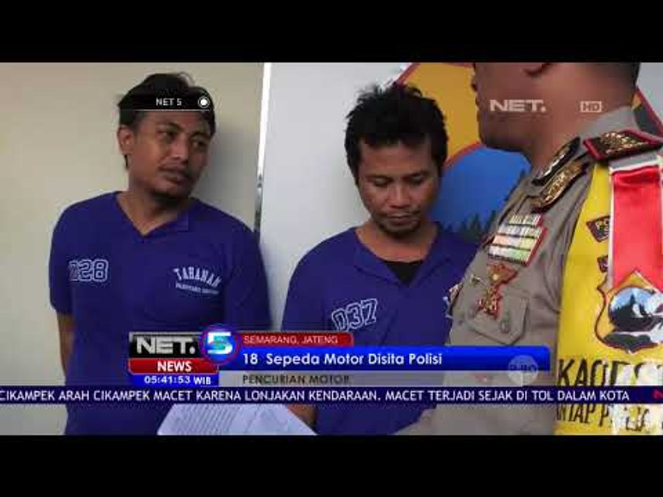 Polisi Tangkap Pelaku Pencurian Sepeda Motor Dinas Seorang Polisi - NET 5