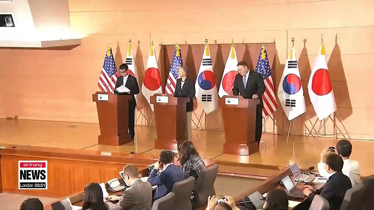 S. Korea, U.S., Japan discuss outcome of  N. Korea-U.S. summit
