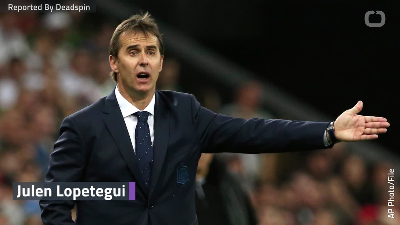 Spain Fires Its Manager One Day Before World Cup