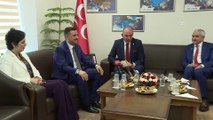 Siyasi partilerde bayramlaşma - SP heyeti MHP'yi ziyaret etti - ANKARA