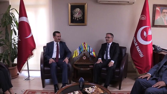 Siyasi partilerde bayramlaşma - AK Parti heyetinin BBP'yi ziyareti - ANKARA