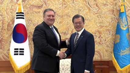 폼페이오 "비핵화 주도해달라"...文 "대북 적극 소통으로 선순환" / YTN