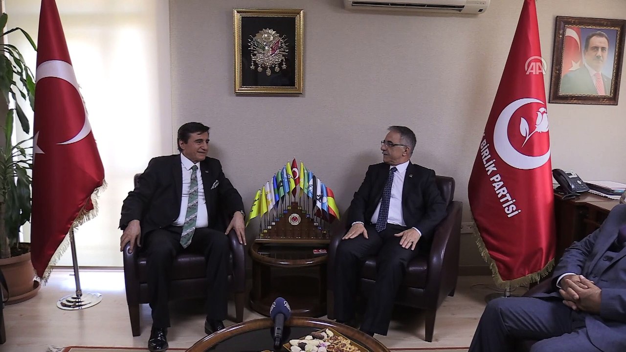 Siyasi partilerde bayramlaşma - DP, Saadet Partisi ve DSP heyetinin BBP'yi ziyareti - ANKARA