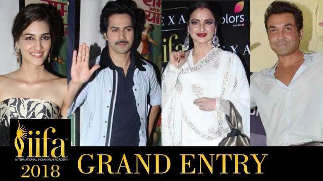 IIFA Awards 2018 Bangkok : Rekha, Bobby Deol, Varun Dhawan, Kriti Sanon & Ayushmann Khurrana Arrive