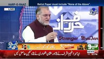 Orya Maqbool Jan Badly Chitrol Rauf Klasra And Arshad Sharif's Propaganda Against Zulfi Bukhari