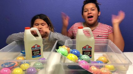 1 GALLON OF FLOAM SLIME VS 1 GALLON OF FLOAM SLIME - MAKING GIANT FLOAM SKIME