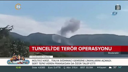 Tunceli'de terör operasyonu